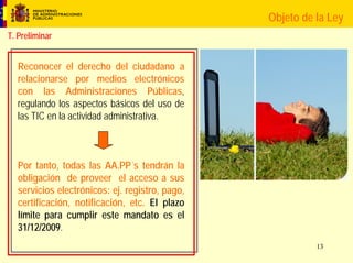 Acceso electrónico de los ciudadanos a las AAPP