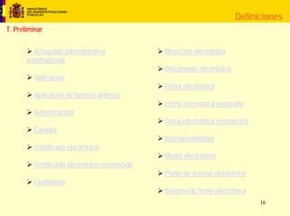Acceso electrónico de los ciudadanos a las AAPP