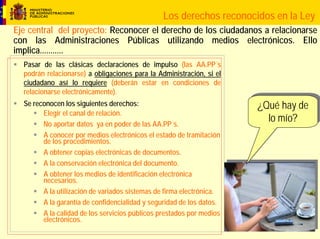 Acceso electrónico de los ciudadanos a las AAPP