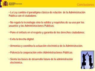 Acceso electrónico de los ciudadanos a las AAPP