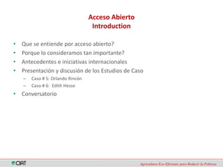 Módulo 2: Acceso Abierto