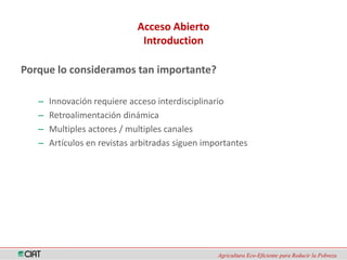 Módulo 2: Acceso Abierto