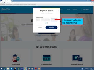 Introduce tu fecha
de nacimiento
 