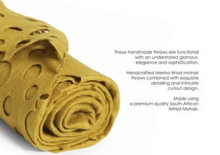 An unique and fabulous
signature piece, the Python
Leather Ottoman is
handmade and covered in fur
screams outrageous
decadence; the statement
item of any den, study
or living room.
Leather PythonOttomans
 