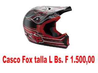 Casco Fox talla L Bs. F 1.500,00 