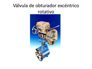 Válvula de obturador excéntrico
            rotativo
 