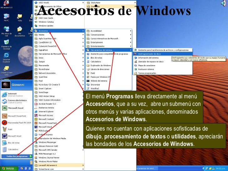 Accesorios De Windows