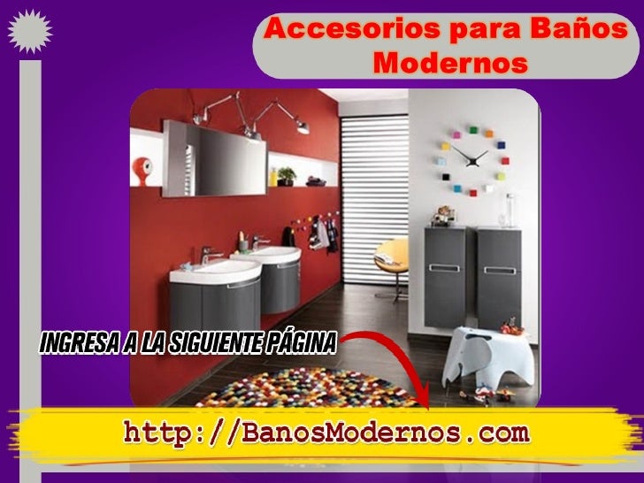 Accesorios para baños modernos