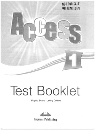 Access 1-test-booklet