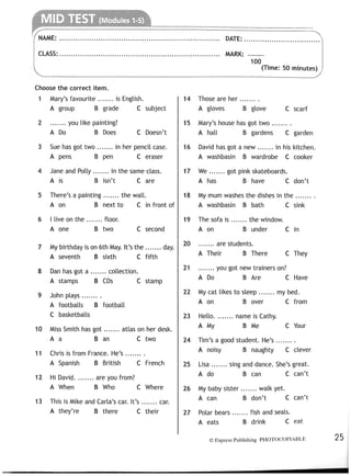 Access 1-test-booklet