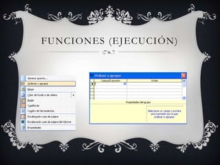 Funciones (Ejecución)
