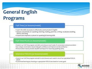 ACCESS English - Powerpoint Presentation | PPTX