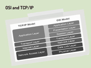 OSI and TCP/IP
 
