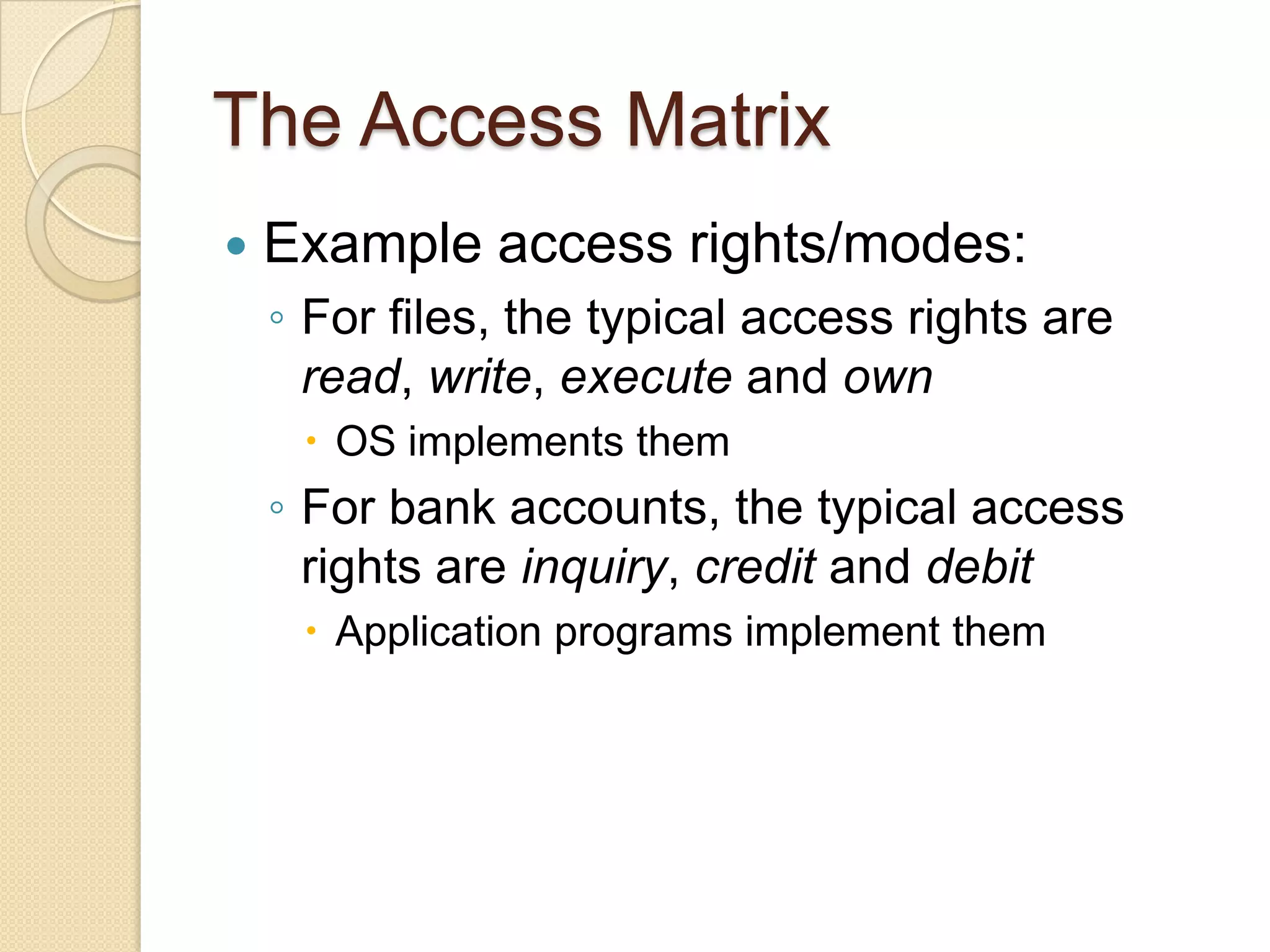 Access Control: Principles and Practice