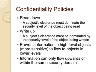 Access Control: Principles and Practice