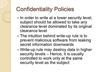 Access Control: Principles and Practice