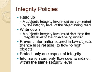 Access Control: Principles and Practice