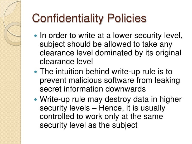 Access Control Principles and Practice