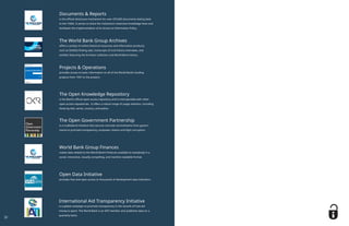 World Bank Annual Report 2023: Access to Information and Transparency ...