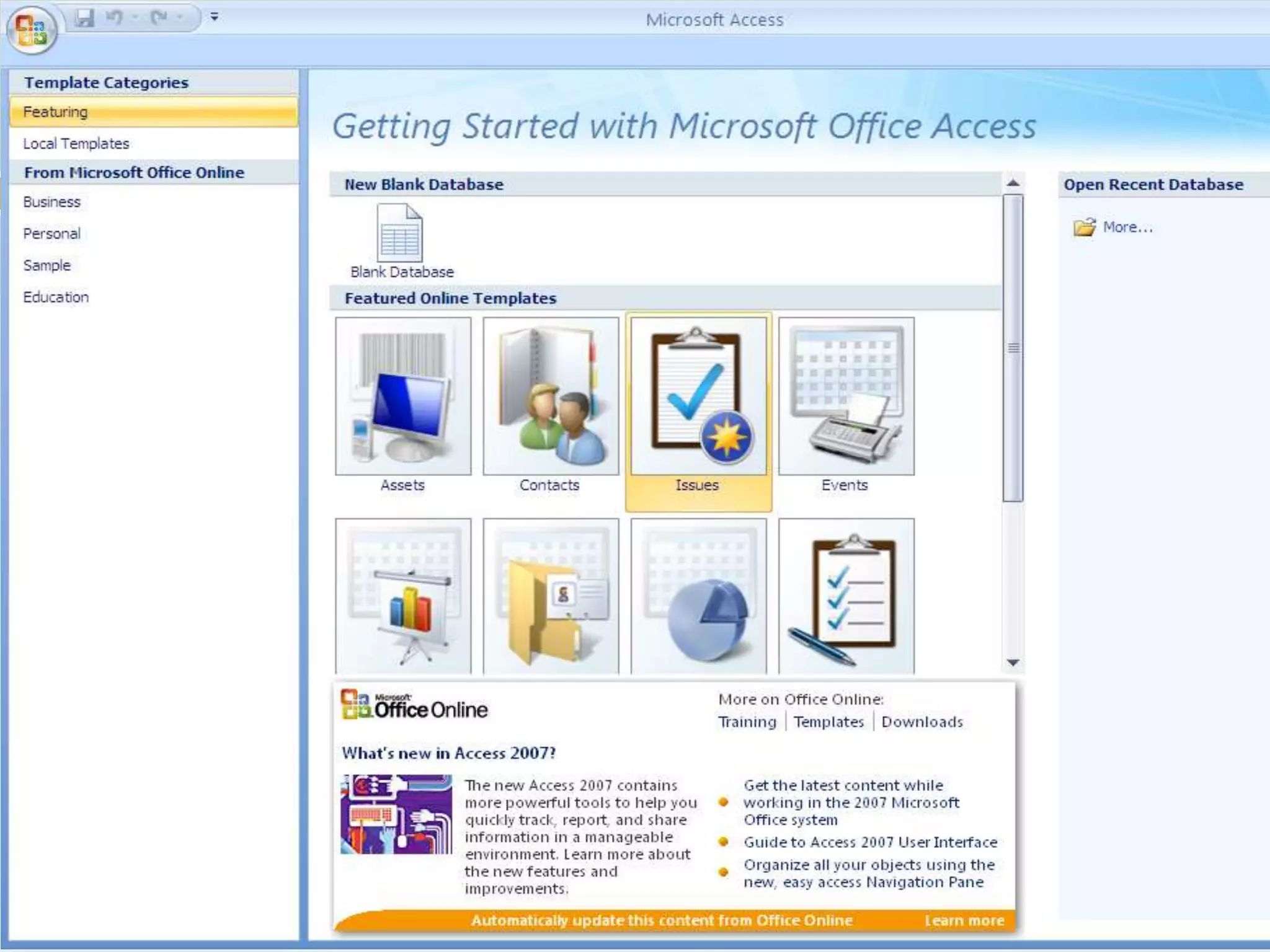 8
Access – Lesson 1




                    Microsoft Office 2007: Introductory   Pasewark & Pasewark
 