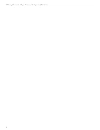 Hillsborough Community College - Professional Development and Web Services




22
 