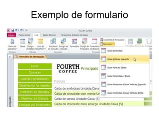 Exemplo de formulario 