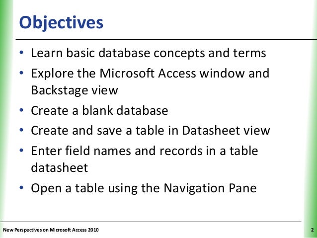 basic database concepts