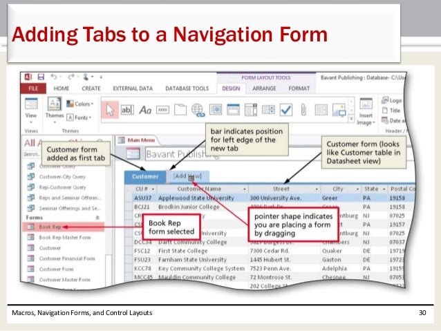 access2013 ch08 access form tabs