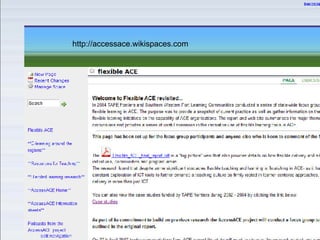 Http://accessace/wikispaces.com http://accessace.wikispaces.com 