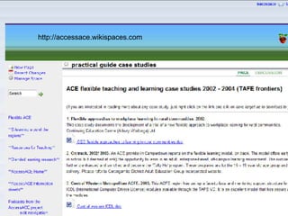 http://accessace.wikispaces.com 