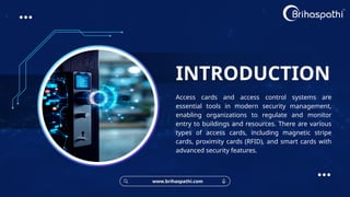 Access Cards and Access Control Systems | PPTX