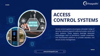 Implement Access Card System Access Cards and Access Control Systems | PPTX
