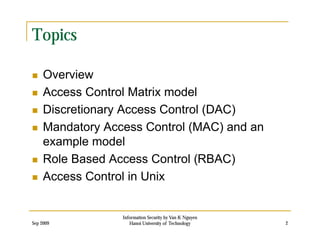 Access control | PDF