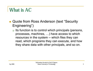 Access control | PDF