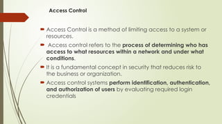Access Controlfgdfhhhhhhhhhhhhhhhhhhszzzsfefd | PPTX