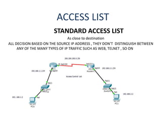 Access control list [2] | PPTX
