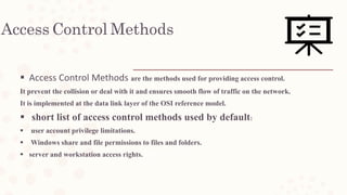 Access control policy | PPTX