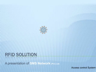 RFID Solution A presentation of SMS Network (Pvt.) Ltd. Access control System 