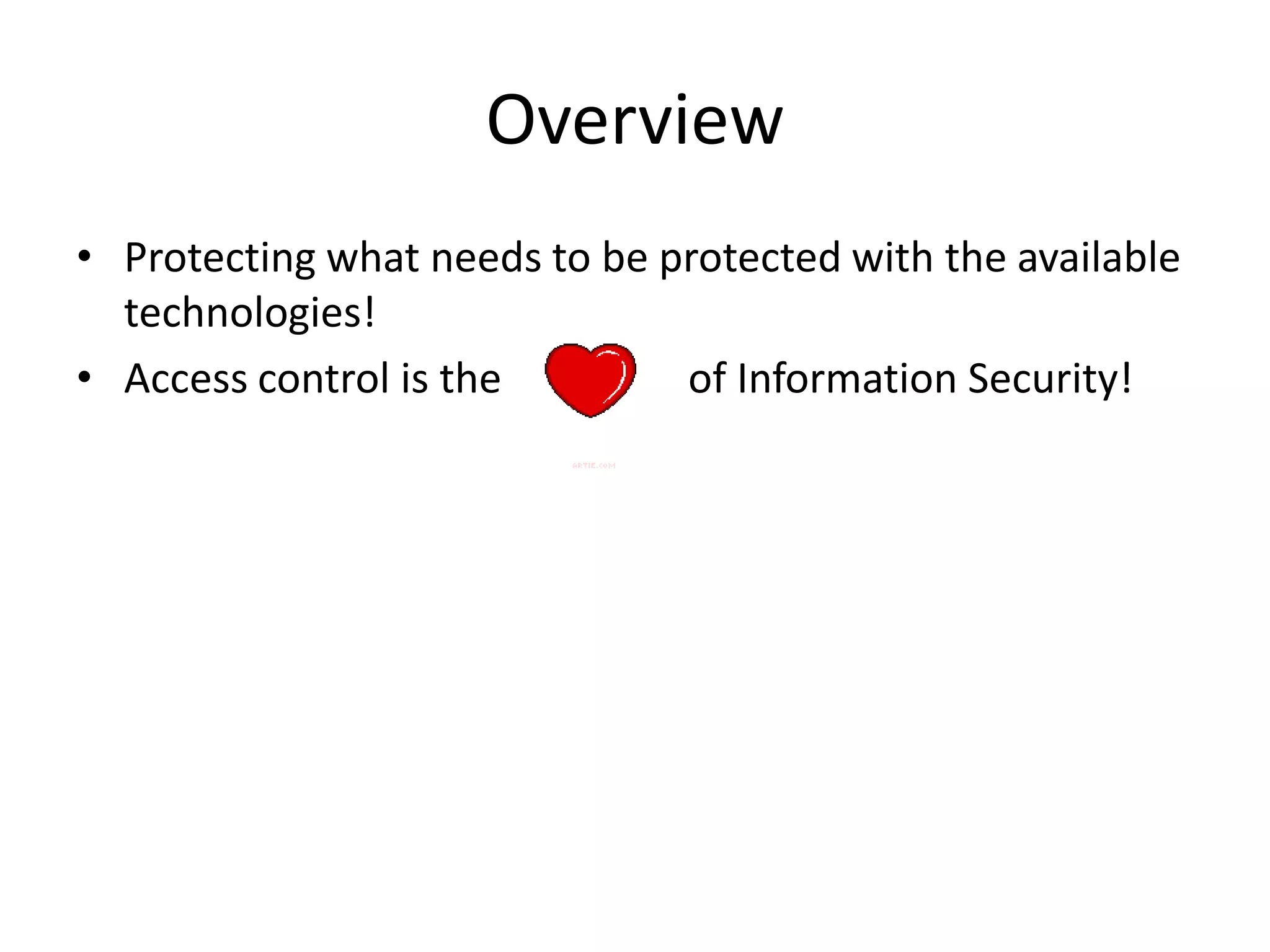 Access Control Presentation | PDF | Internet for Beginners | Internet