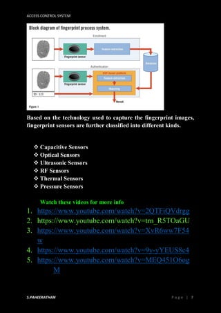 Access control system | PDF
