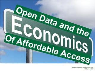 Nigeria Broadband Infrastructure Forum
30 October 2018
 