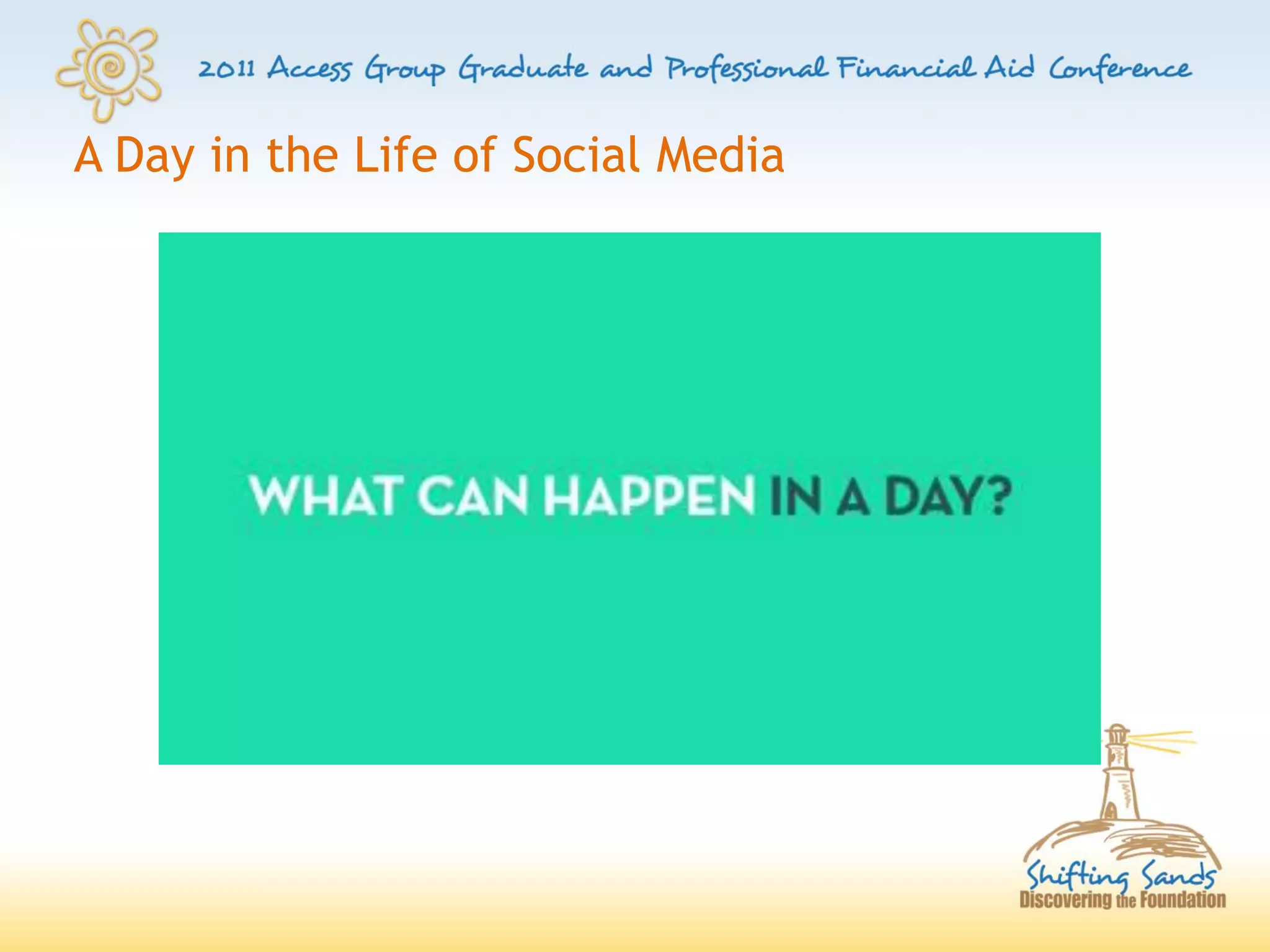 A Day in the Life of Social Media
 