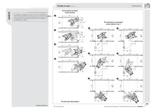 824
circulaire interministérielle n° DGUHC 2007-53 du 30/11/07 | ANNEXE 8® : recommandé
Un espace de manœuvre de porte dont les caractéristiques
dimensionnellessontdéfiniesàl’annexe2estnécessairedevantchaque
porte, à l’exception de celles ouvrant uniquement sur un escalier, et à
l’exception des portes des sanitaires, douches et cabines d’essayage ou
de déshabillage non adaptés.
ARRÊTÉ
R. 111-19-2 | article 10
| Portes et sas (suite)
I manœuvres
suite de l’article 10
rappel de la page précédente
suite des illustrations
ouverture en tirant
accès frontal
ouverture en poussant
accès latéral | cas 1
 