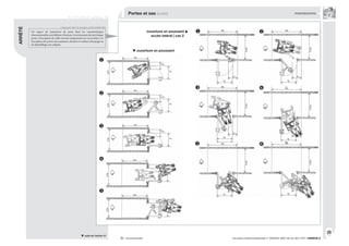 825
circulaire interministérielle n° DGUHC 2007-53 du 30/11/07 | ANNEXE 8® : recommandé
Un espace de manœuvre de porte dont les caractéristiques
dimensionnellessontdéfiniesàl’annexe2estnécessairedevantchaque
porte, à l’exception de celles ouvrant uniquement sur un escalier, et à
l’exception des portes des sanitaires, douches et cabines d’essayage ou
de déshabillage non adaptés.
ARRÊTÉ
R. 111-19-2 | article 10
| Portes et sas (suite)
I manœuvres
suite de l’article 10
rappel de la page précédente
ouverture en poussant
ouverture en poussant
accès latéral | cas 2
 