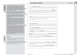 83
circulaire interministérielle n° DGUHC 2007-53 du 30/11/07 | ANNEXE 8® : recommandé
Article 1
Les dispositions du présent arrêté sont prises pour l’application des
dispositions des articles R. 111-19 à R. 111-19-3 et R. 111-19-6 du
code de la construction et de l’habitation.
Les dispositions architecturales et les aménagements propres à
assurer l’accessibilité des établissements et installations construits ou
créés par changement de destination, avec ou sans travaux doivent
satisfaire aux obligations définies aux articles 2 à 19.
« Art. R. 111-19. – La présente sous-section est applicable lors de
la construction ou de la création par changement de destination, avec
ou sans travaux, d’établissements recevant du public et d’installations ou-
vertes au public, à l’exception des établissements de cinquième catégo-
rie créés par changement de destination pour accueillir des professions
libérales définis par un arrêté du ministre chargé de la construction et le
ministre chargé des professions libérales.
« Art. R. 111-19-1. – Les établissements recevant du public définis à
l’article R. 123-2 et les installations ouvertes au public doivent être acces-
sibles aux personnes handicapées, quel que soit leur handicap.
« L’obligation d’accessibilité porte sur les parties extérieures et intérieures
des établissements et installations et concerne les circulations, une par-
tie des places de stationnement automobile, les ascenseurs, les locaux et
leurs équipements.
« Art. R. 111-19-2. - Est considéré comme accessible aux personnes
handicapéestoutbâtimentouaménagementpermettant,dans des condi-
tions normales de fonctionnement, à des personnes handicapées, avec la
plus grande autonomie possible, de circuler, d’accéder aux locaux et équi-
pements, d’utiliser les équipements, de se repérer, de communiquer et
de bénéficier des prestations en vue desquelles cet établissement ou cette
installation a été conçu. Les conditions d’accès des personnes handica-
pées doivent être les mêmes que celles des personnes valides ou, à défaut,
présenter une qualité d’usage équivalente.
«Leministrechargédelaconstructionetleministrechargédespersonnes
handicapées fixent, par arrêté, les obligations auxquelles doivent satisfaire
les constructions et les aménagements propres à assurer l’accessibilité de
ces établissements et de leurs abords en ce qui concerne les chemine-
ments extérieurs, le stationnement des véhicules, les conditions d’accès
et d’accueil dans les bâtiments, les circulations intérieures horizontales et
verticales à l’intérieur des bâtiments, les locaux intérieurs et les sanitaires
ouverts au publics, les portes et les sas intérieurs et les sorties, les revête-
ments des sols et des parois, ainsi que les équipements et mobiliers intéri-
eurs et extérieurs susceptibles d’y être installés, notamment les dispositifs
d’éclairage et d’information des usagers.
DÉCRETARRÊTÉ
|
R. 111-19 R. 111-19-1 R. 111-19-2
Les obligations fixées dans l’arrêté du 1er août 2006 ne constituent qu’un minimum qui doit être amélioré chaque
fois que possible en s’aidant, d’une part des recommandations relatives aux différents handicaps qui figurent dans ce
document (identifiées par la mention « Recommandé »), et d’autre part des conseils de spécialistes ou de représentants
de personnes handicapées.
Lors de la conception du projet, il est important de tenir compte des tolérances professionnelles couramment
admises afin de ne pas dépasser les seuils réglementaires à l’issu de la réalisation. Ainsi, le maître d’œuvre exigera-t-il
une pente de 4,5 % s’il estime que la tolérance d’exécution est de 0,5%.
La notion de “changement de destination” est évoquée à l’article L.421-1 du Code de l’urbanisme : “Un décret
en Conseil d’Etat arrête la liste des travaux exécutés sur des constructions existantes ainsi que des changements de
destination qui, en raison de leur nature ou de leur localisation, doivent également être précédés de la délivrance d’un
tel permis”.
Dans l’article R.123-9 du même code, est définie pour les bâtiments une liste exhaustive de neuf destinations : « Les
règles édictées dans le présent article peuvent être différentes, dans une même zone, selon que les constructions sont
destinées à l’habitation, à l’hébergement hôtelier, aux bureaux, au commerce, à l’artisanat, à l’industrie, à l’exploitation
agricole ou forestière ou à la fonction d’entrepôt. En outre, des règles particulières peuvent être applicables aux con-
structions et installations nécessaires aux services publics ou d’intérêt collectif ».
A
R. 111-19-2 | article 1
L’esprit de la réglementation est de supprimer le plus grand nombre possible d’obstacles au déplacement et à
l’usage des bâtiments et de leurs équipements pour des personnes qui, bien qu’ayant une déficience motrice, sen-
sorielle ou intellectuelle, sont capables de vivre de façon indépendante et autonome. Les exigences d’accessibilité
n’intègrent donc pas les besoins spécifiques des personnes non autonomes tributaires d’un accompagnement humain
permanent.
La notion de qualité d’usage équivalente doit s’entendre du point de vue des distances à parcourir comme de la
qualité de traitement (choix des matériaux, niveau d’éclairement, etc.) et de la valeur symbolique des lieux. En par-
ticulier, un accès par l’arrière de l’établissement ou par les locaux de service ne saurait a priori être considéré comme
présentant une qualité d’usage équivalente à un accès principal.
Les équipements à l’usage du public ou les prestations offertes à prendre en compte sont ceux et celles figurant
ou décrits dans le dossier de permis de construire ou de demande d’autorisation et donc installés ou existants à
l’ouverture au public.
L’évacuation d’un bâtiment en cas d’incendie ou de panique ne fait pas partie des conditions normales de fonc-
tionnement. Les moyens d’alarme, l’affichage des consignes particulières, les issues de secours, ne sont donc pas pris
en compte dans les règles d’accessibilité, mais le sont en revanche dans celles de sécurité.
Le décret définit des exigences permettant de répondre à des besoins fondamentaux d’usage : atteinte et usage,
repérage, sécurité d’usage. Ceux-ci sont repris dans la structure des arrêtés à côté d’autres critères comme le nombre,
la répartition, ou les caractéristiques dimensionnelles.
Les ERP sont définis à l’article R. 123-2 du CCH (sécurité contre l’incendie). Les locaux destinés à n’accueillir que du
personnel de l’établissement seront considérés comme des lieux de travail et relèveront à ce titre des dispositions du
Code du travail sur l’accessibilité des lieux de travail aux personnes handicapées.
La définition des IOP est donnée dans la partie III. A.2- du corps de la circulaire.
 