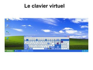 Le clavier virtuel 