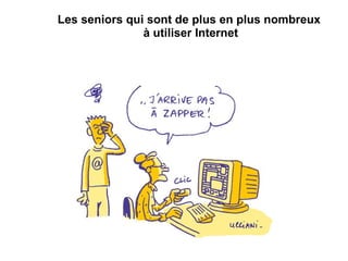 Les seniors qui sont de plus en plus nombreux à utiliser Internet 