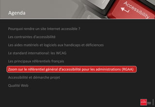 Accessibilité du Web et RGAA