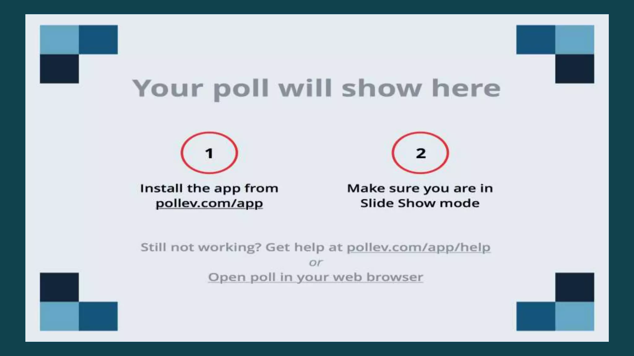 Poll: How often are you
successful?
 