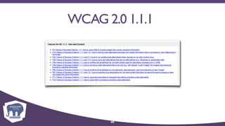 WCAG 2.0 1.1.1
60
 